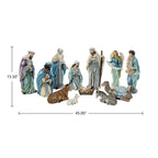 Conjunto de Figuras de Presépio Deluxe com 12 Peças