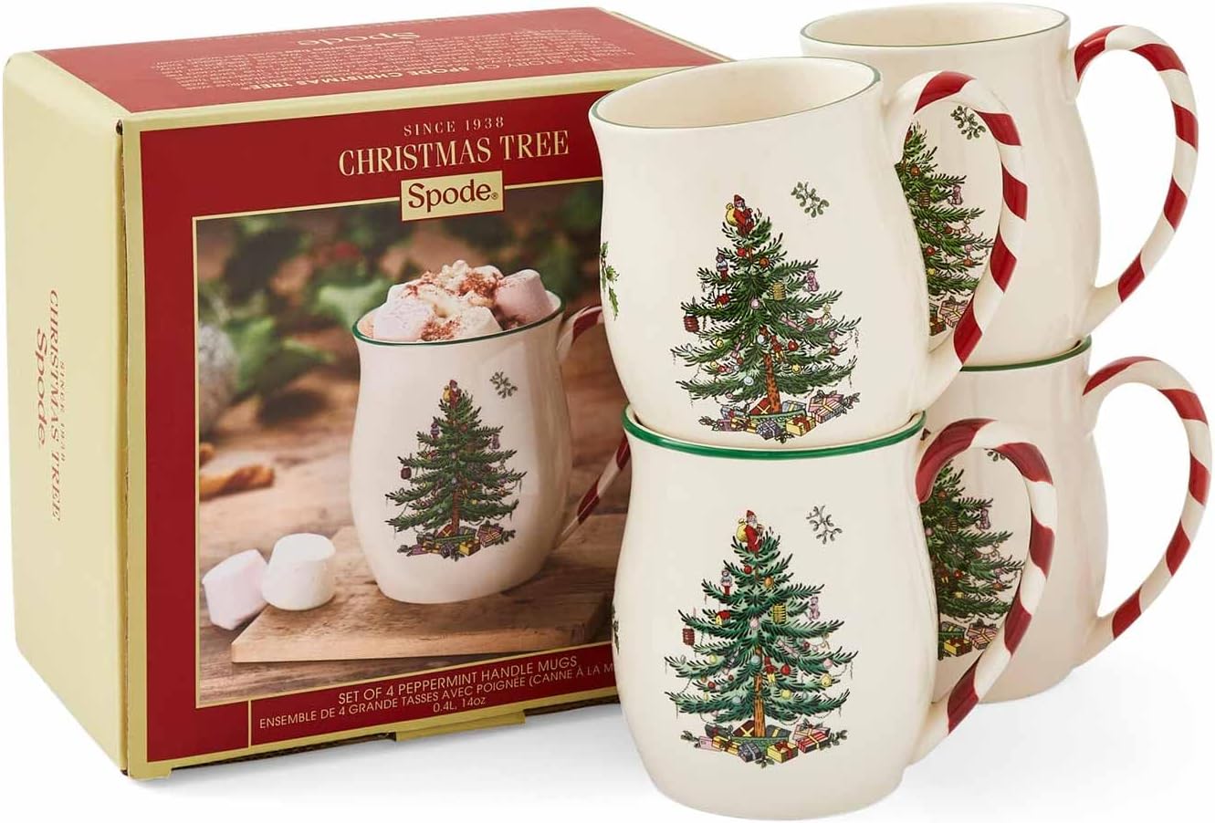 Kit Canecas Árvore de Natal - 400 ml