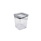 Kit Potes Herméticos Acrílico Cristal 200ml Empilháveis | Organizador de Alimentos com Vedação Premium