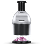 2026 Geedel Manual Food Chopper,2026 Prep Essential! Easily Chop Onions, Garlic, Veggies,BPA Free,Easy Clean