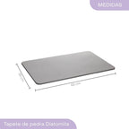 Tapete de Pedra Diatomita para Banheiro