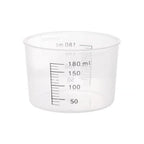 Kit 4 Potes Herméticos Porta Mantimento com Copo Medidor 2,5 Litros